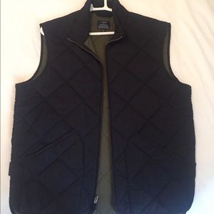 J Crew Men’s Black Vest Size Medium M